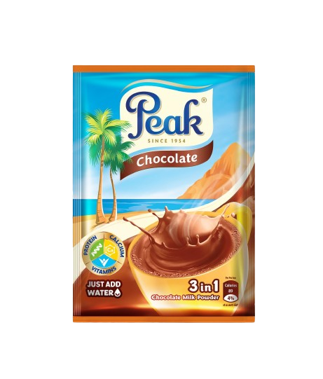 Peak 3 in 1 Chocolate Milk Powder Sachet