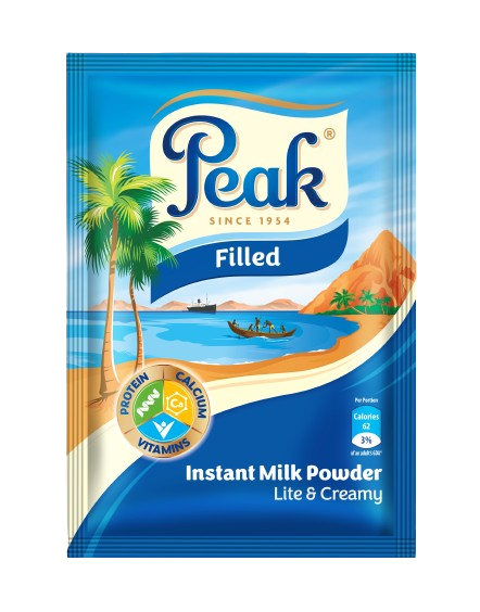 Peak Filled Instant Milk Powder Sachet